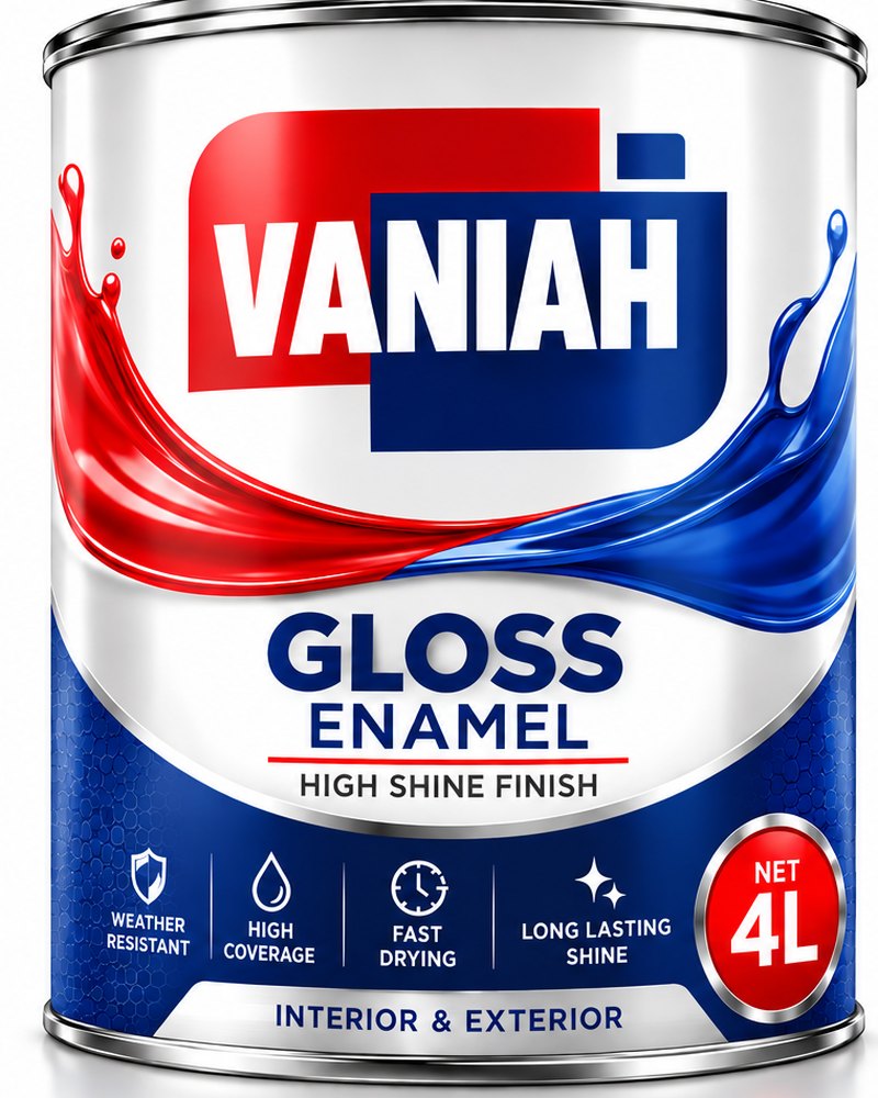 Vaniah Gloss Enamel, High shine finish